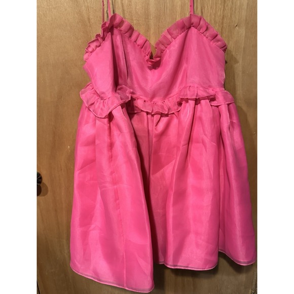 Selkie Dresses & Skirts - Selkie 1x Pink Barbie Short Rosebud Dress